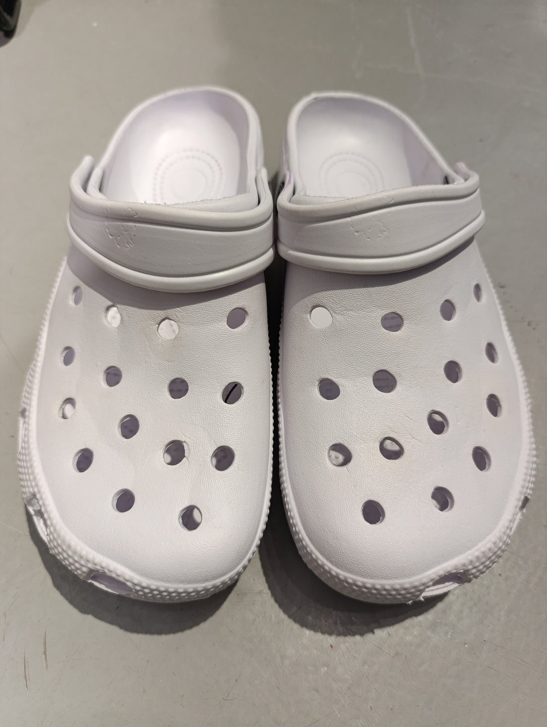 Classic Comfort White Foam Clogs