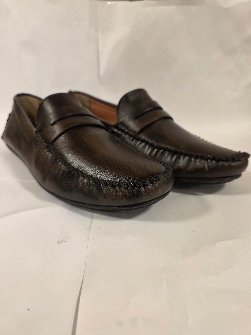 Macaw Mens Brown Loafers
