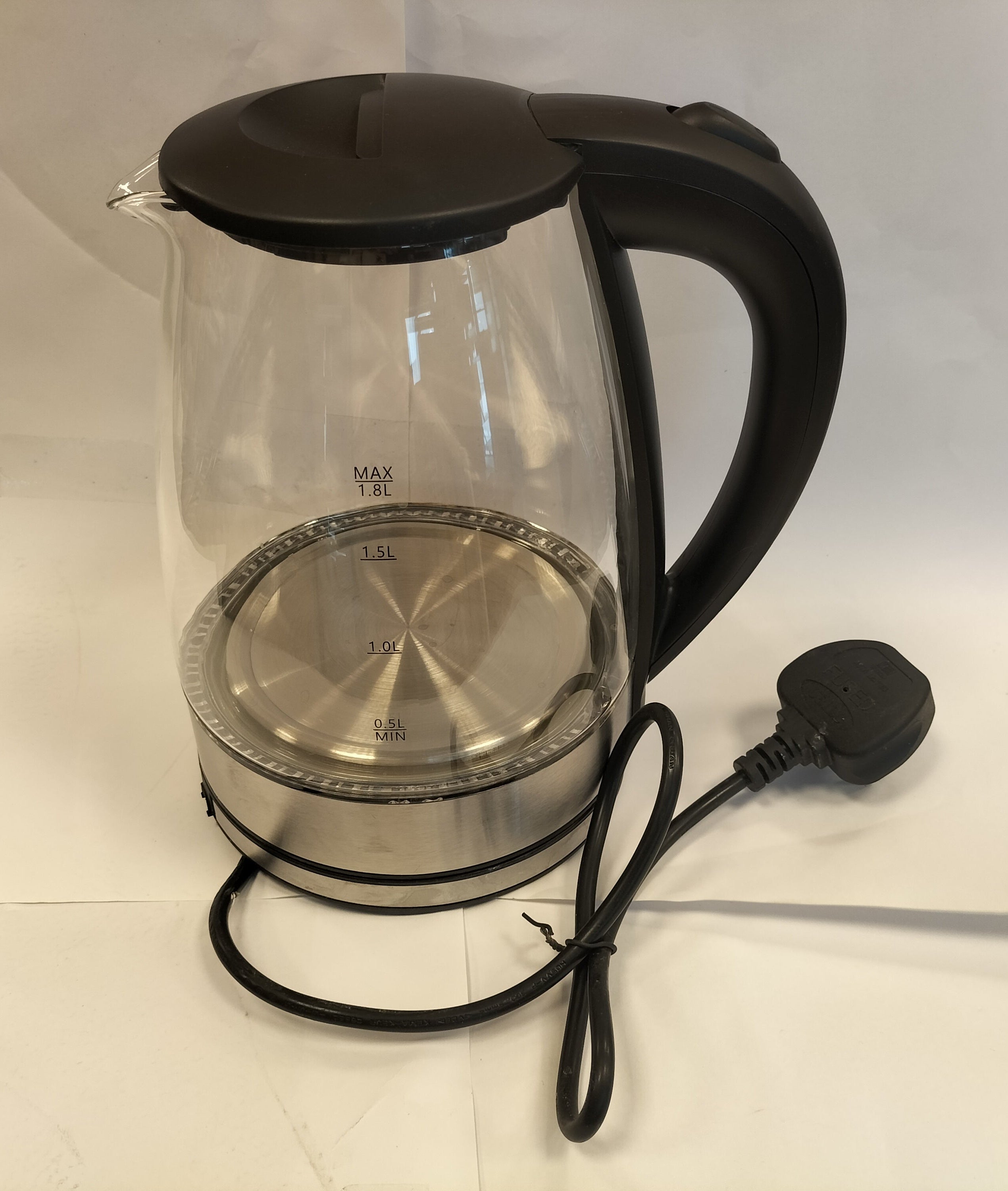 Transparent Electric Kettle 220-240V - 1500-1800W