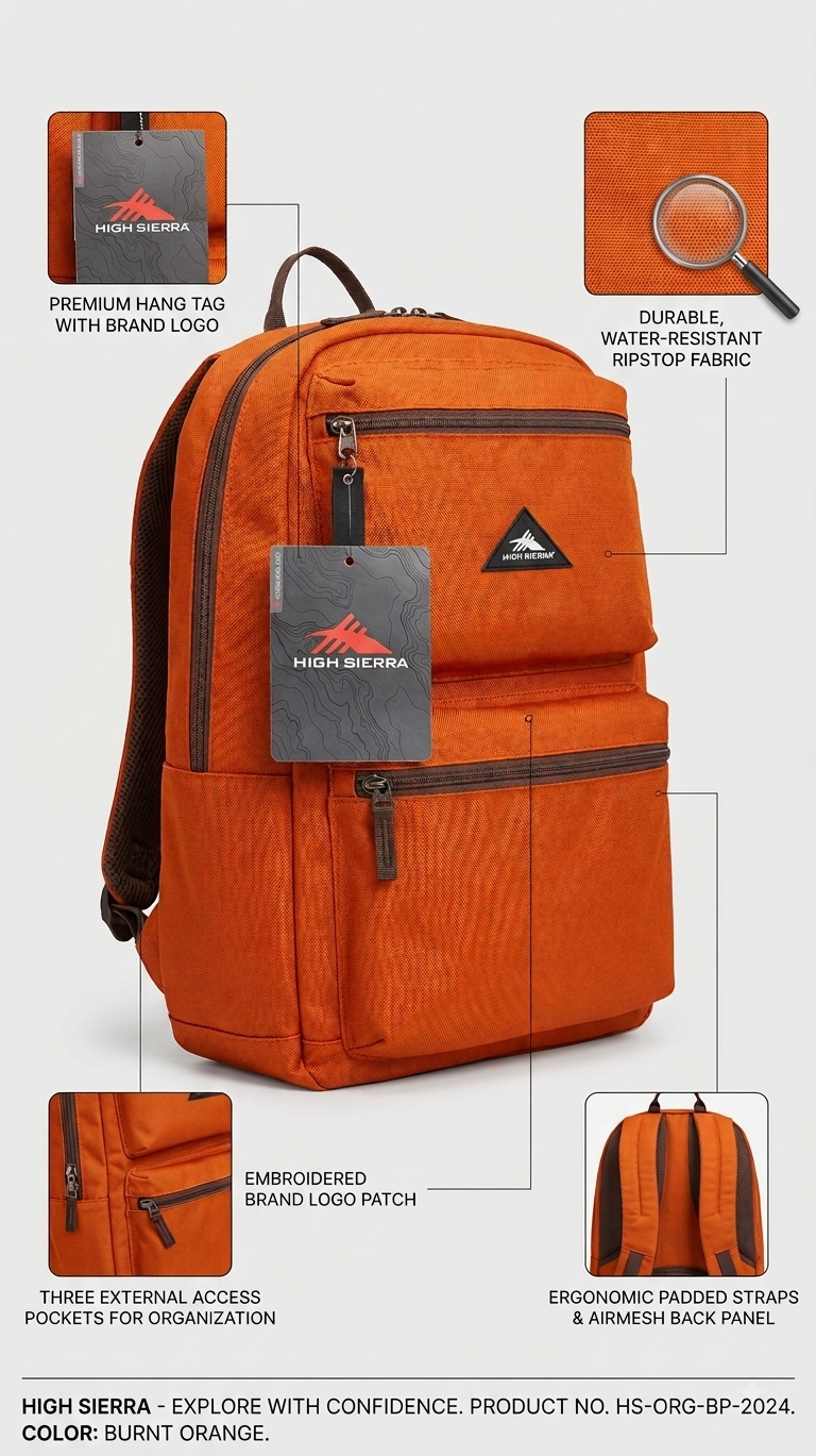 High Sierra Venture Adventure Backpack 18"