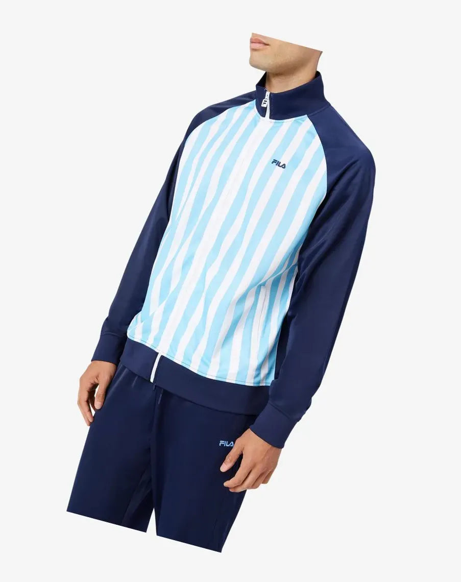 Product Name: FILA Men’s Striped Track Jacket (Raglan Sleeve Edition)