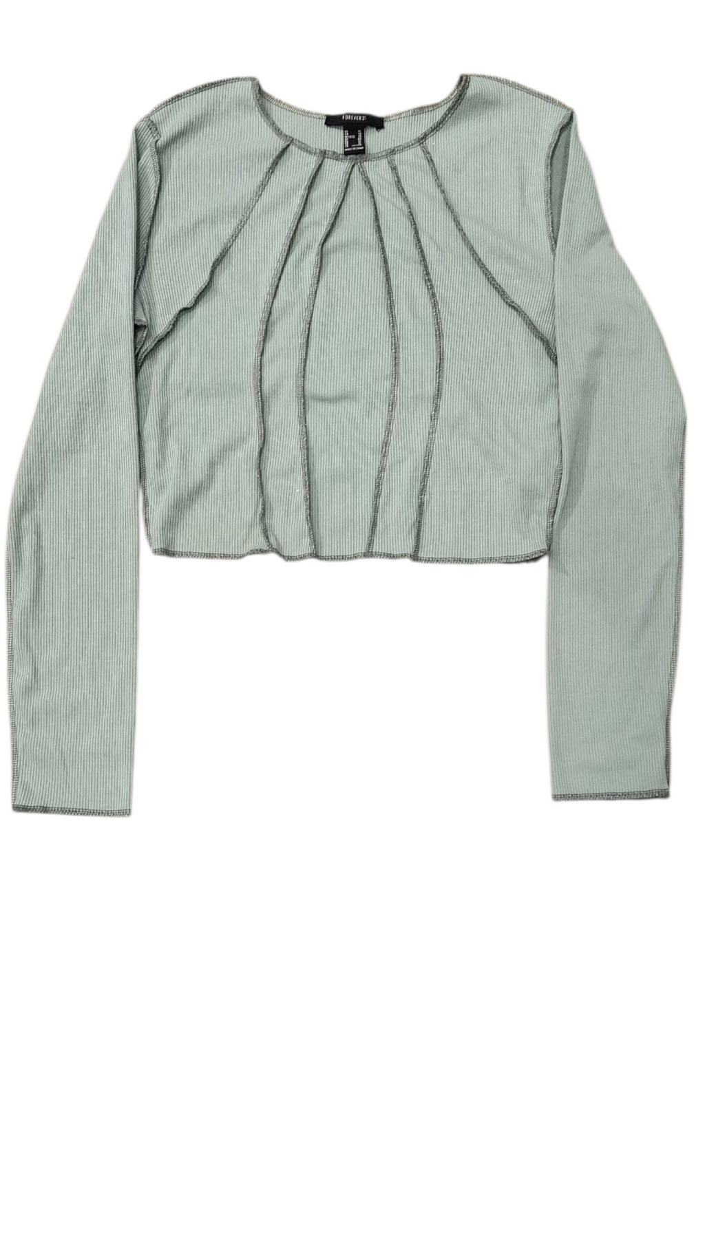 FOREVER 21 Green Women's Croptop