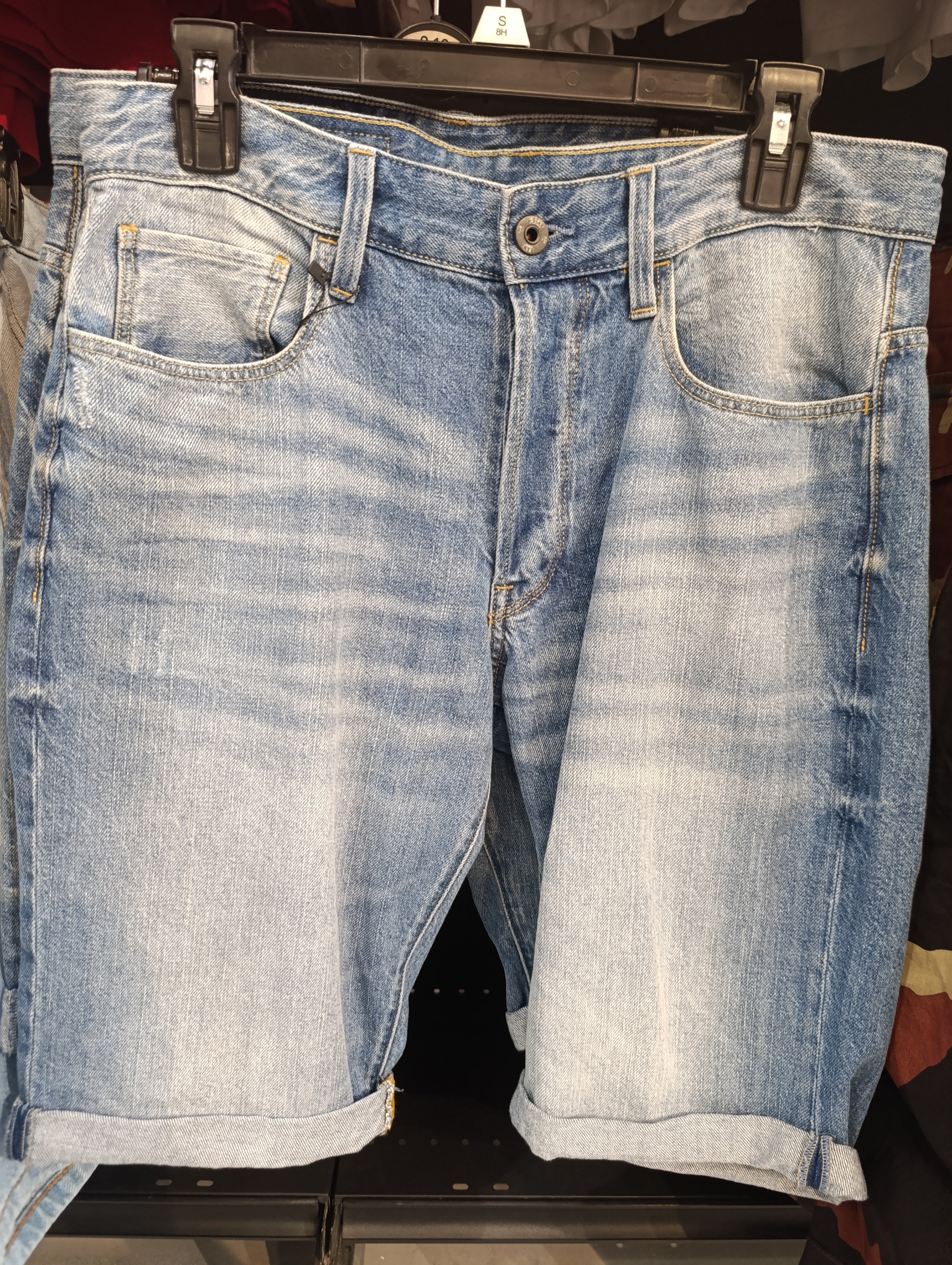 Light Blue Denim Shorts
