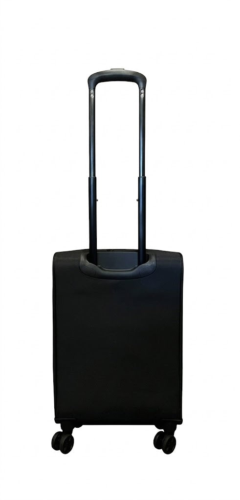 DKNY Cameo Small 4 Wheeled Travel Luggage 24inch Medium Upright Black New