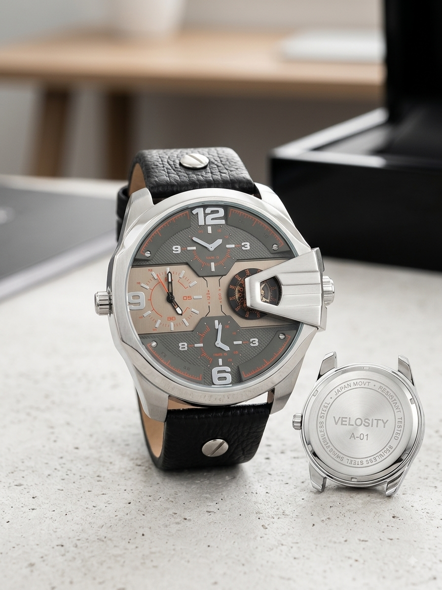 VELOSITY A-01 Aviator Watch
