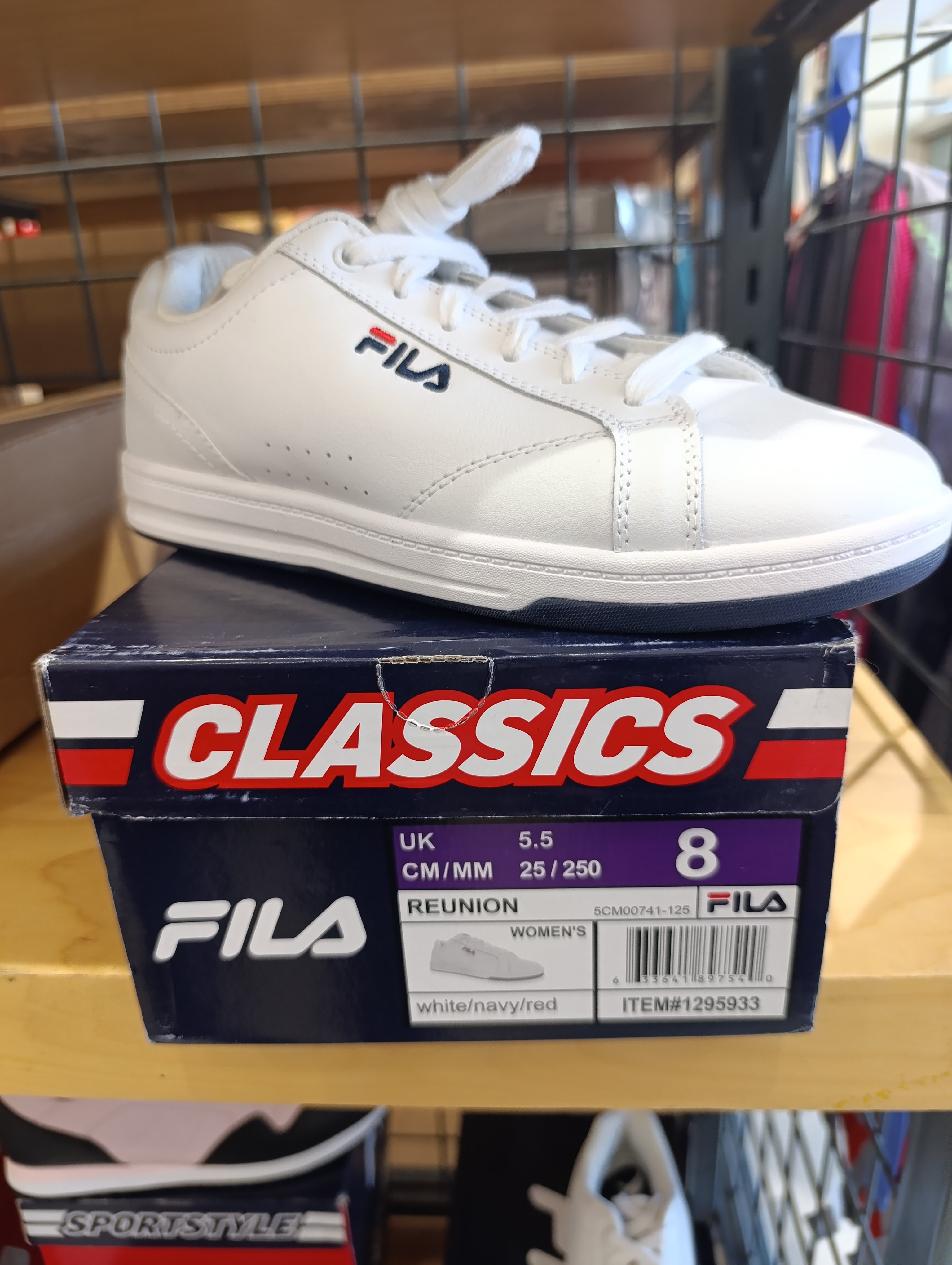FILA Reunion Women's White Navy  Red - item#1295933