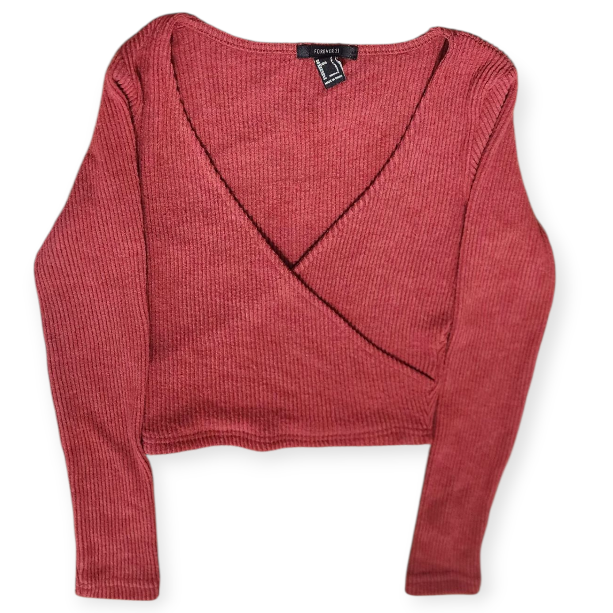 FOREVER 21 Red Women's Croptop