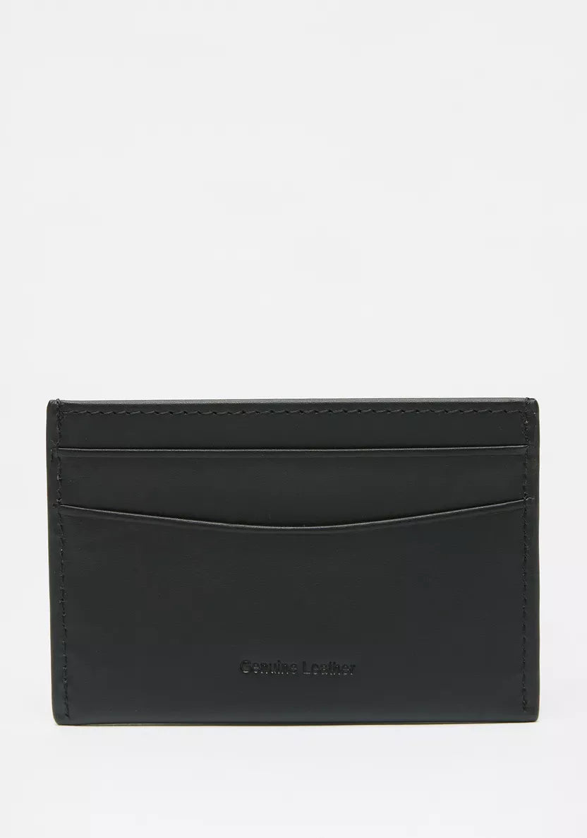 Duchini Black Genuine Leather Card Holder
