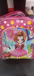 Pink school backpack for girls
