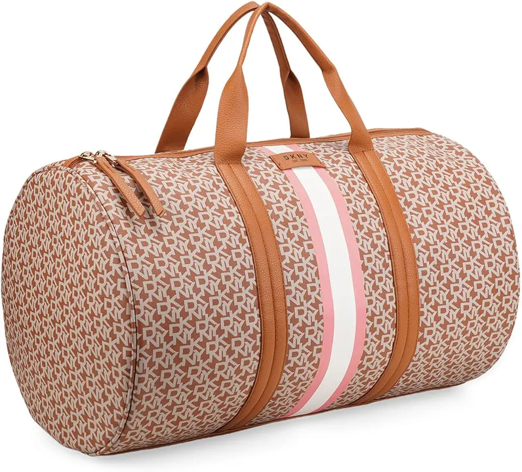 DKNY Signature Stripe duffle maple DO120ST2
