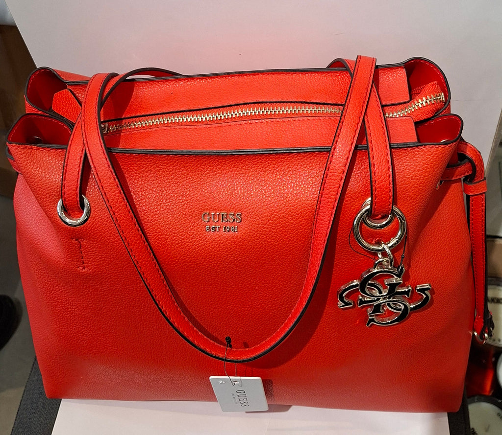 GUESS حقيبة يد نسائية حمراء VG685324