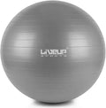 Liveup Anti Burst Gym Ball, 85 Cm Diameter, gray color