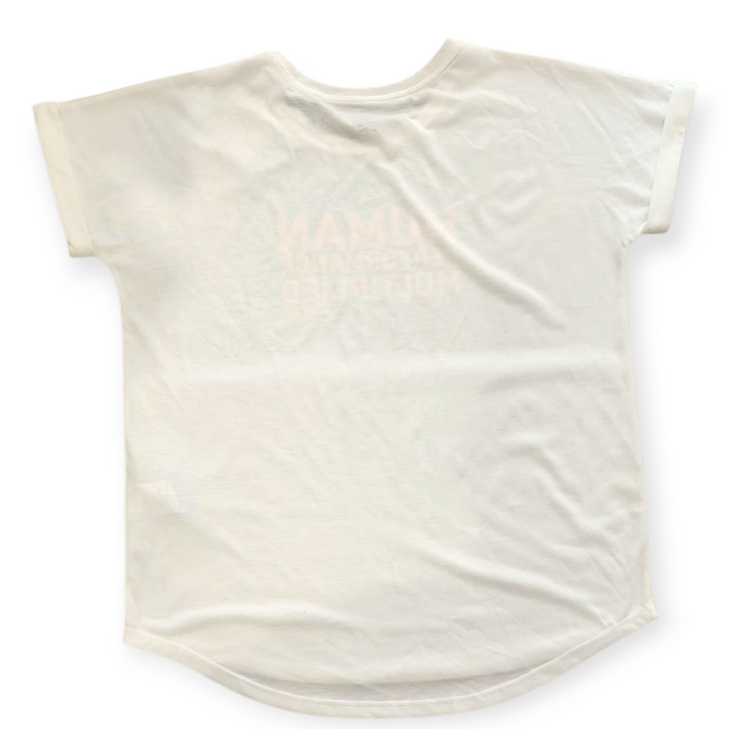 URBAN EXTENDED SLEEVE WOMEN'S CREW TEE WITH PRINT