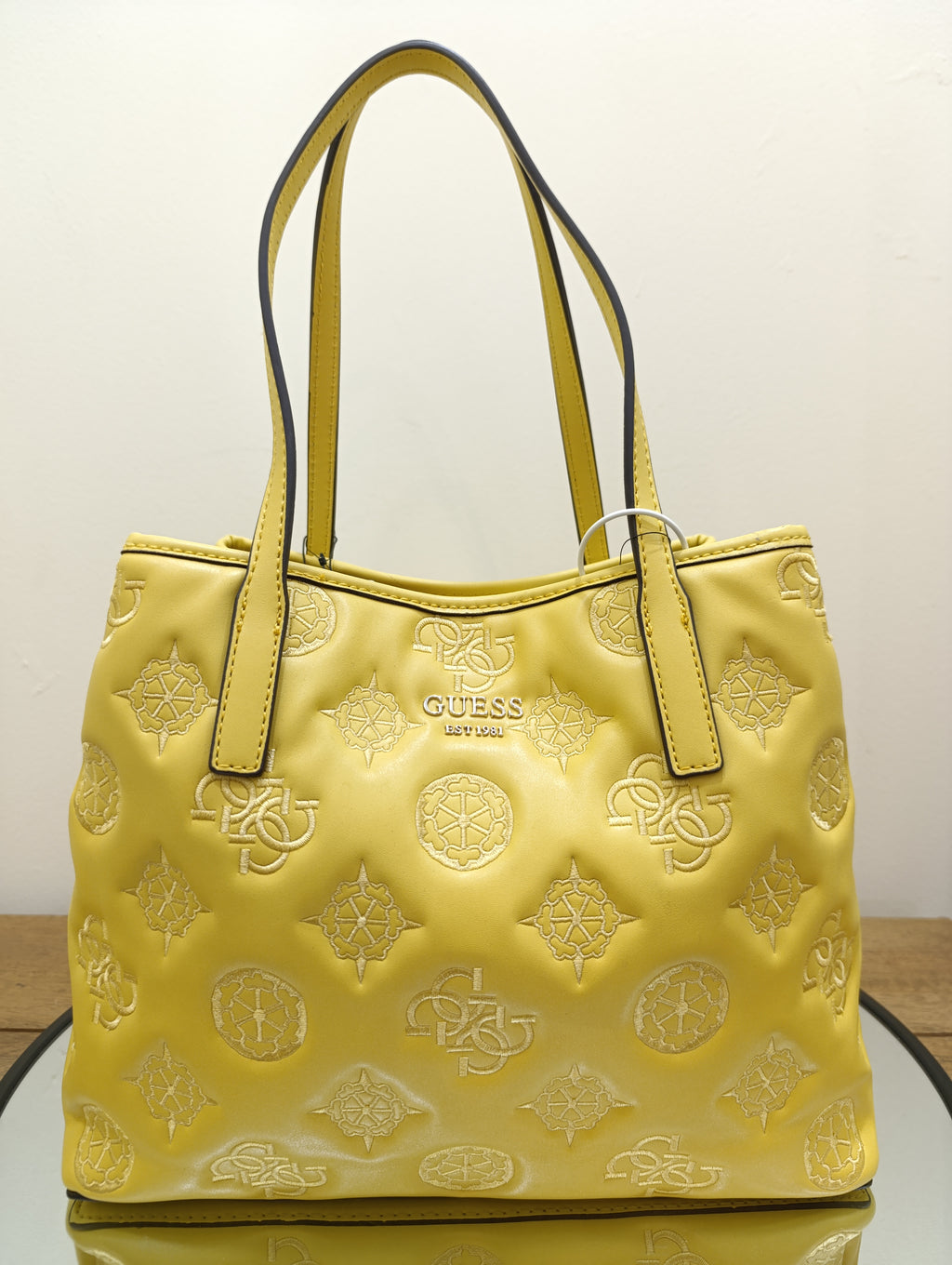 Guess Women's Hand bag -Yellow PE699523