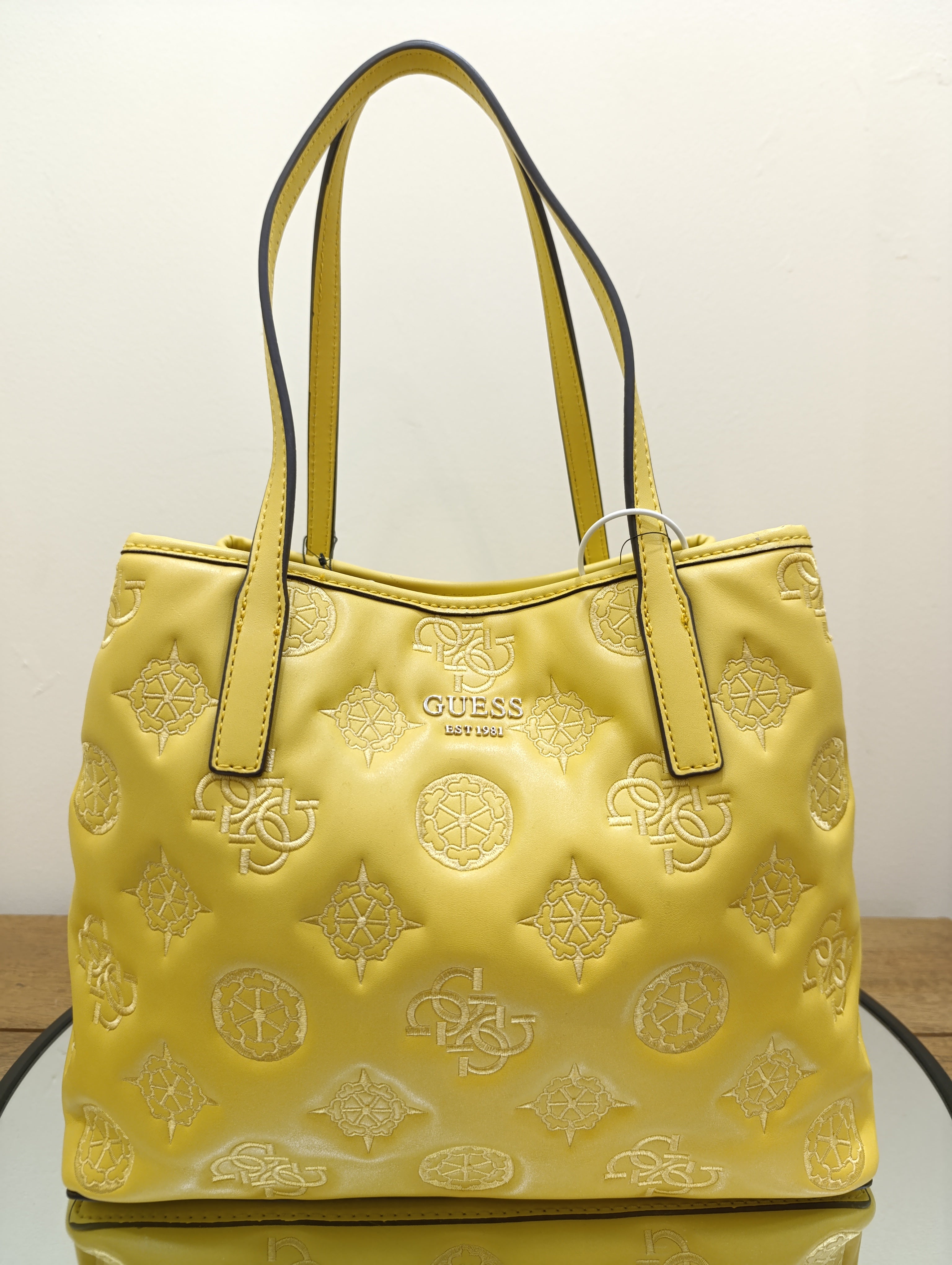 Guess Women's Hand bag -Yellow PE699523