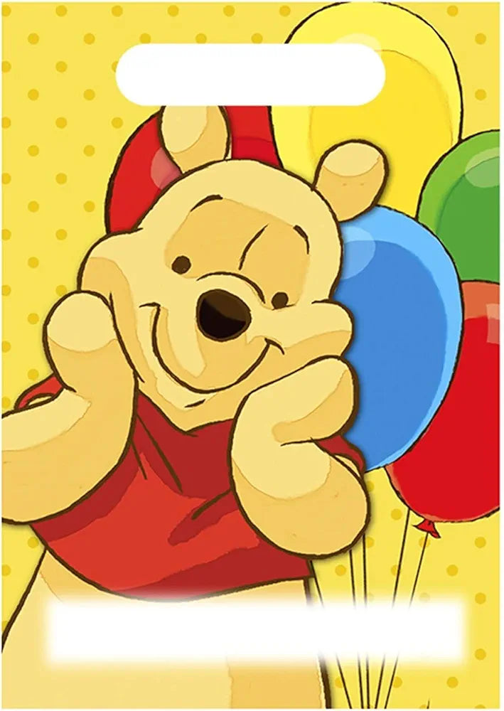 Winnie the Pooh Party Supplies - 8 Favor Bags