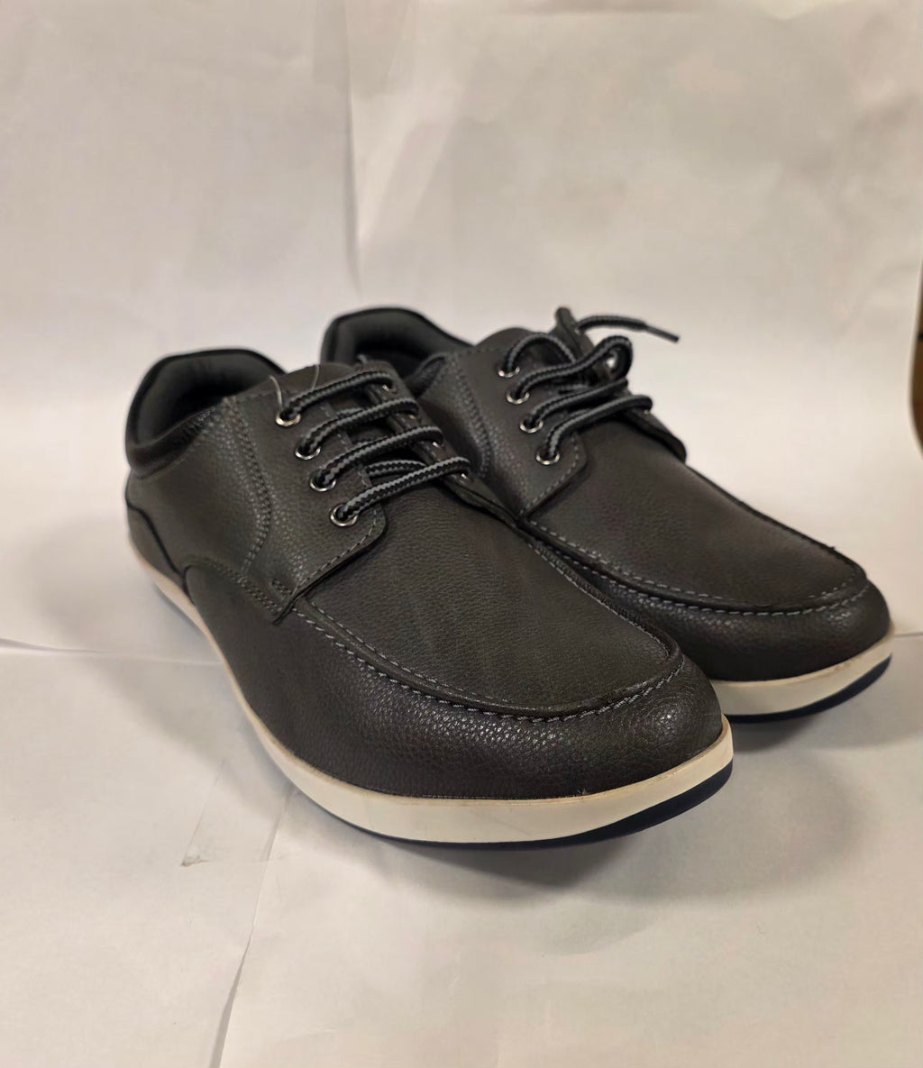 Macaw Mens Formal Shoe with Laces (Grey)