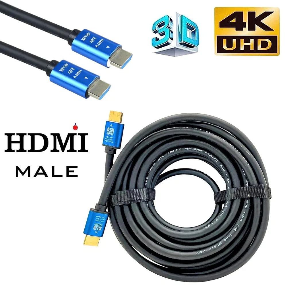 KICO HDMI Cable (10m) 4K 60HZ, HDMI 2.0 High Speed 18Gbps HDCP 2.2 HDR