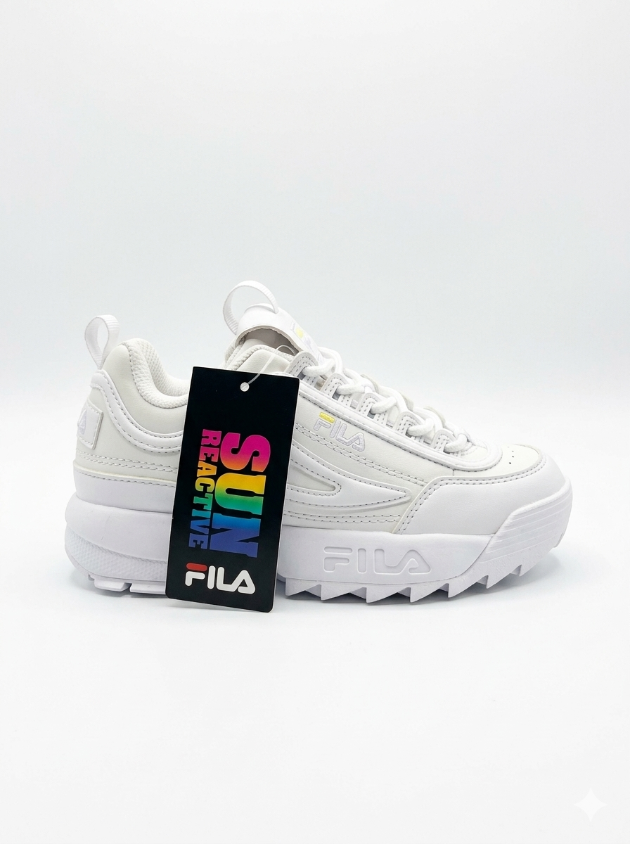 FILA DISRUPTOR II SUN REACTIVE WHITE KIDS (3XM01582-139)