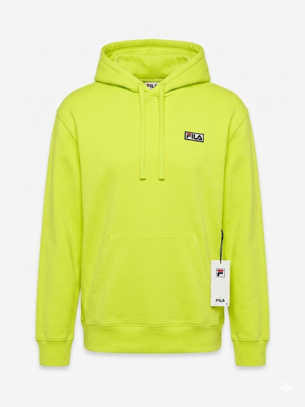 FILA Classic Algot Pullover Hoodie 'Lime Green'