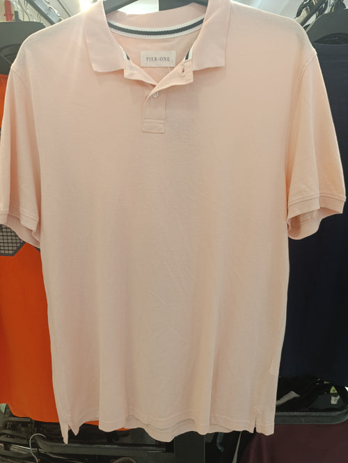 Pier One Light Pink Polo Shirt