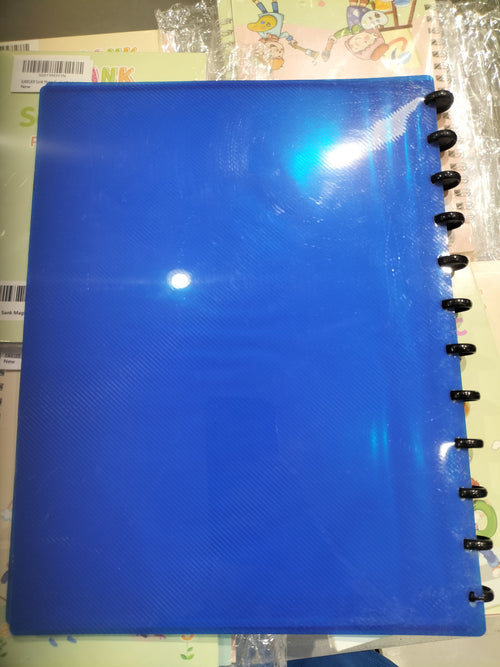 DataKing Blue Clear Pocket Sleeves Folder