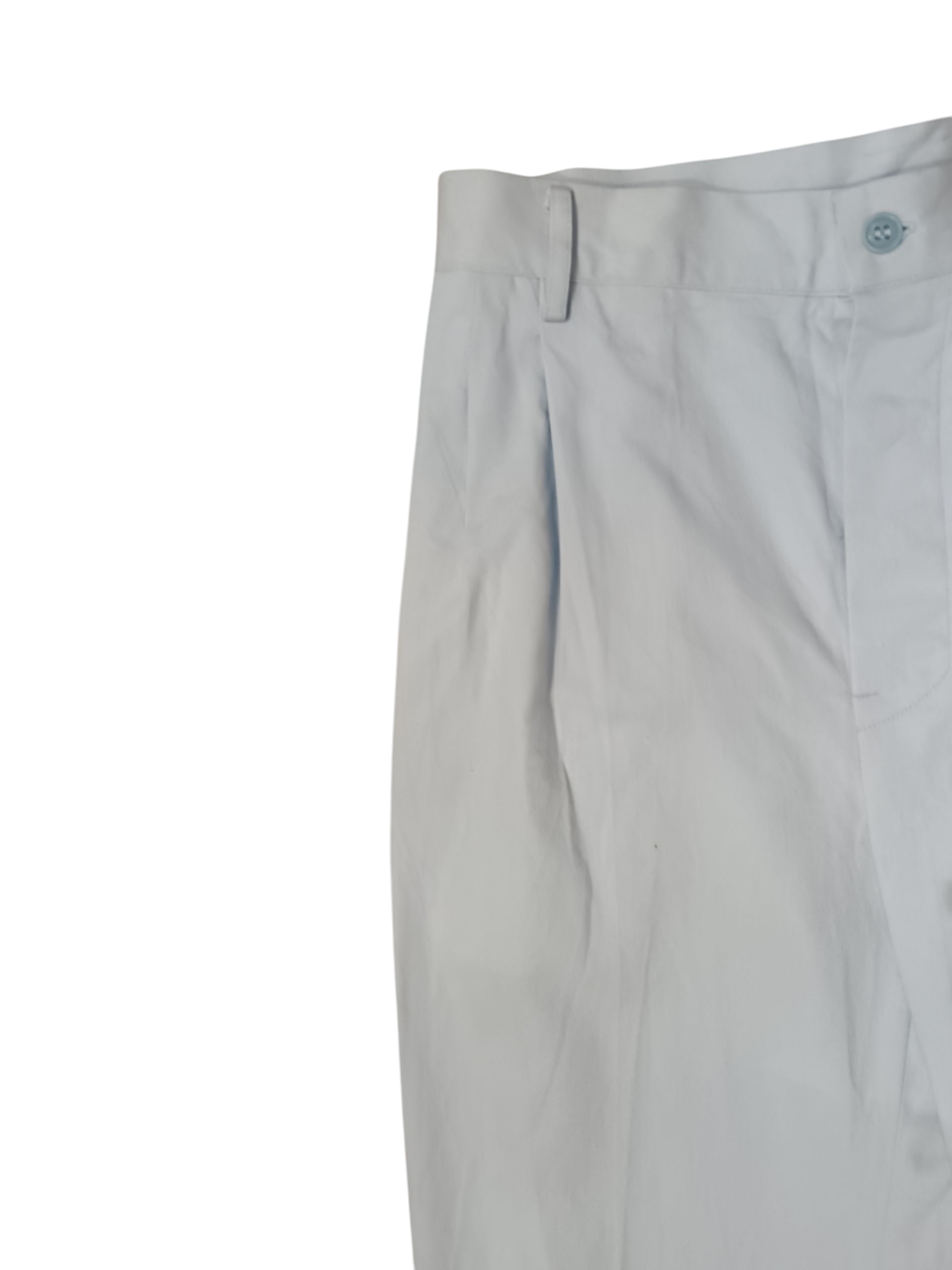 light blue trousers