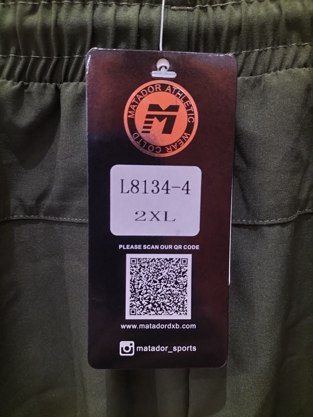 Matador Olive Green Training Shorts with Black Compression Leggings