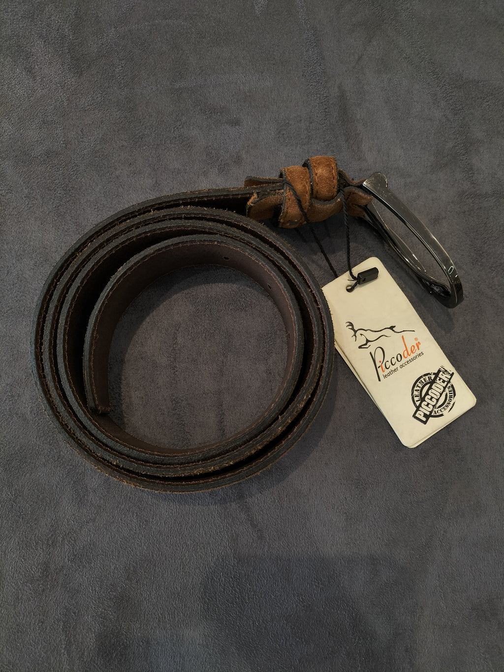 Piccoder Brown Leather Belt 120/48