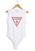 GUESS Sleeveless Tank Bodysuit (White)