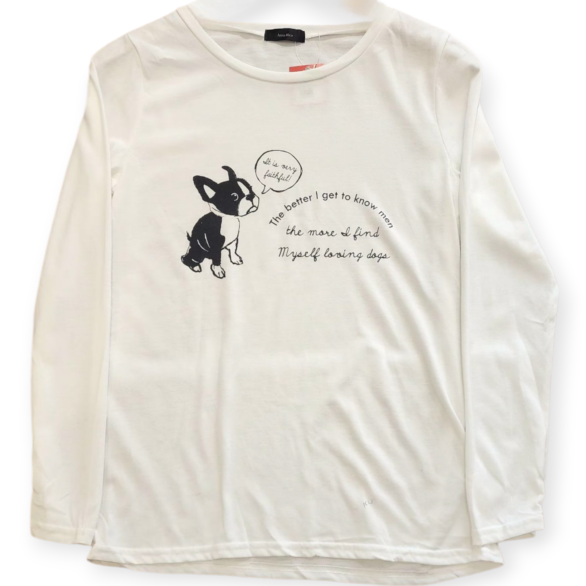 Anna Alice Women's White T Shirt With Print