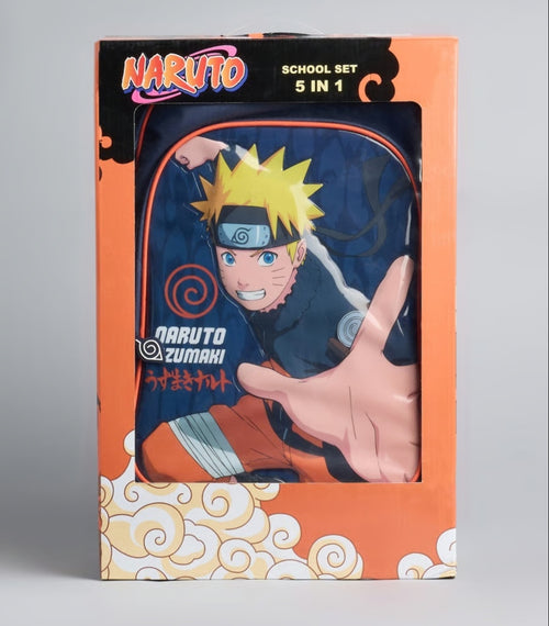 Naruto 16" Trolley Backpack 5-in-1 School Set