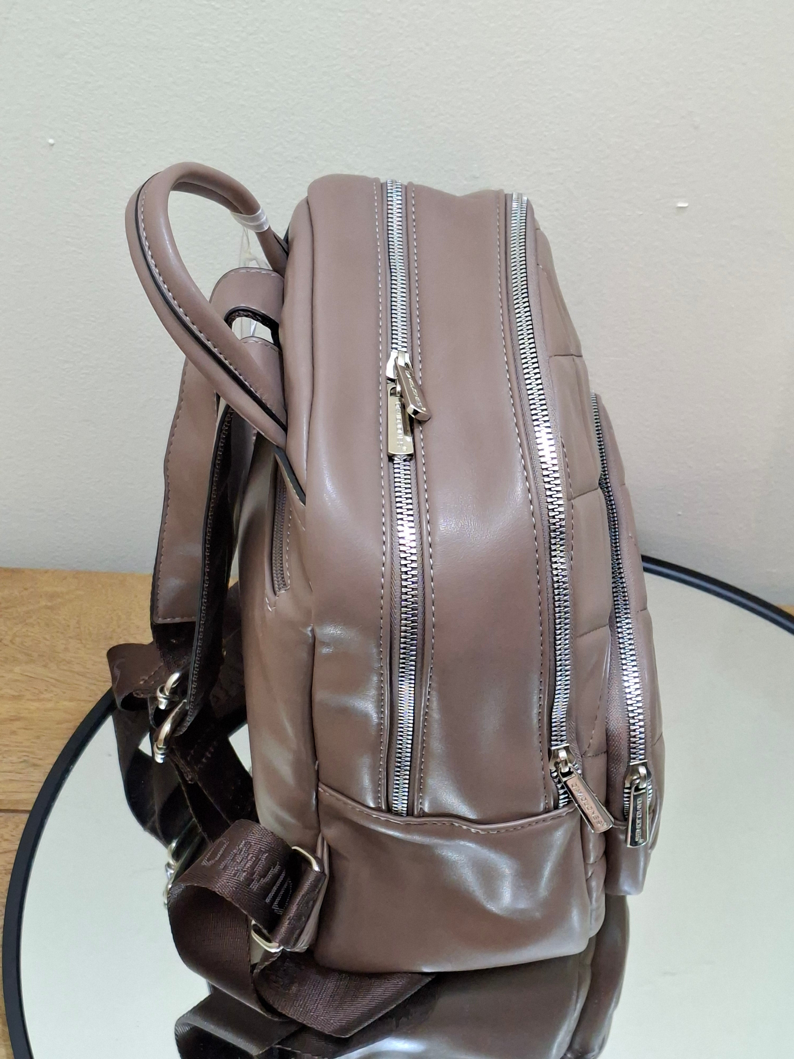 DAVID JONES Womens Backpack  - Gravel 6832-2