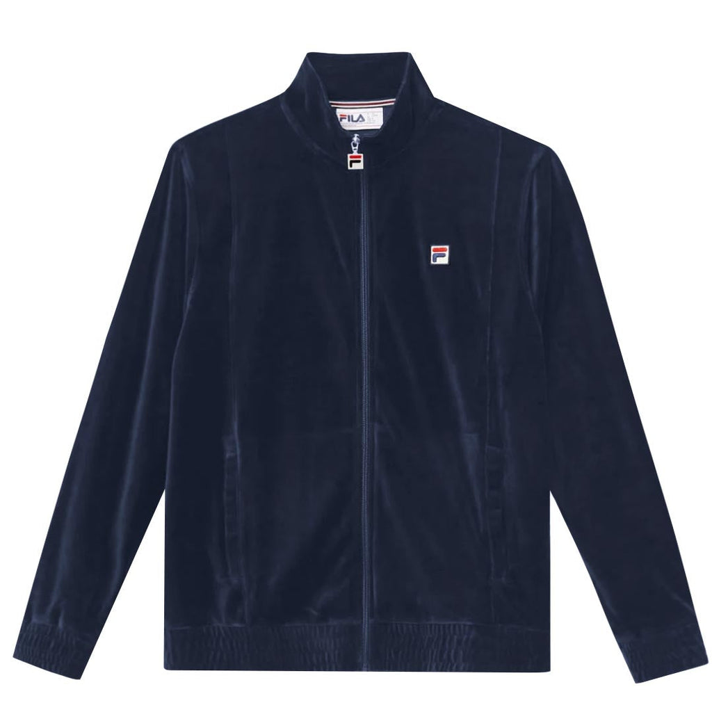 جاكيت رياضي رجالي من فيلا O-Fit Velour - كحلي (LM13B750-410)