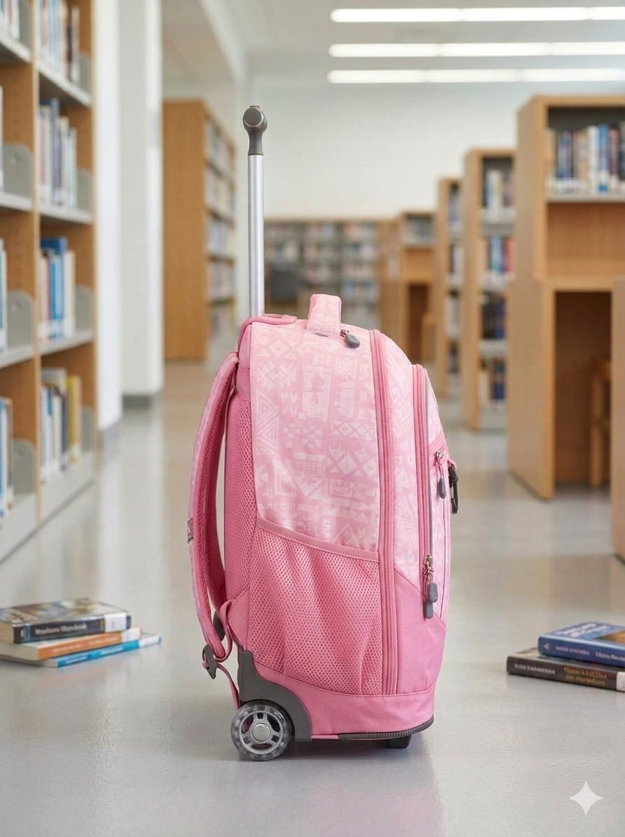 Pink High Sierra Chaser Wheeled Backpack - 20"