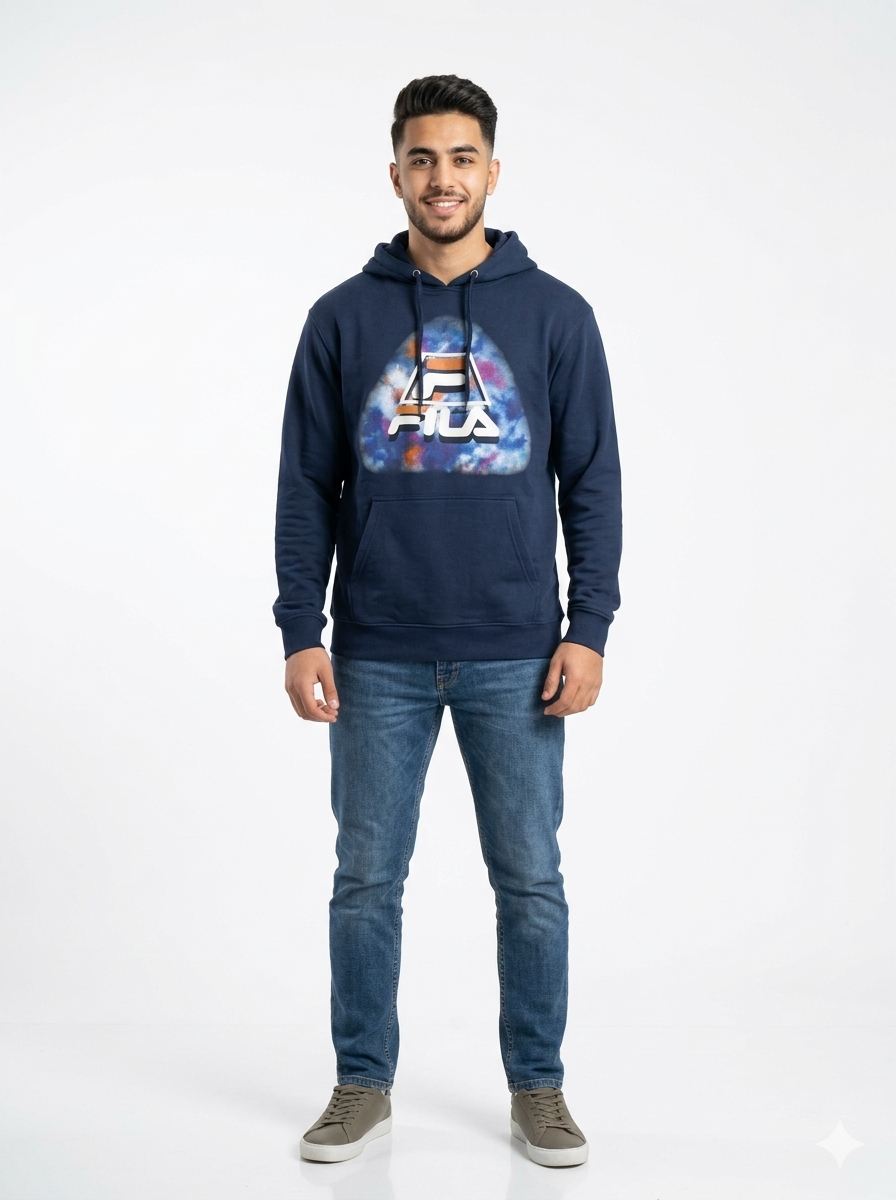 Product Name: FILA Men's Galaxy Graphic Pullover Hoodie