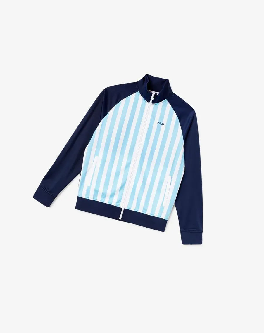 Product Name: FILA Men’s Striped Track Jacket (Raglan Sleeve Edition)