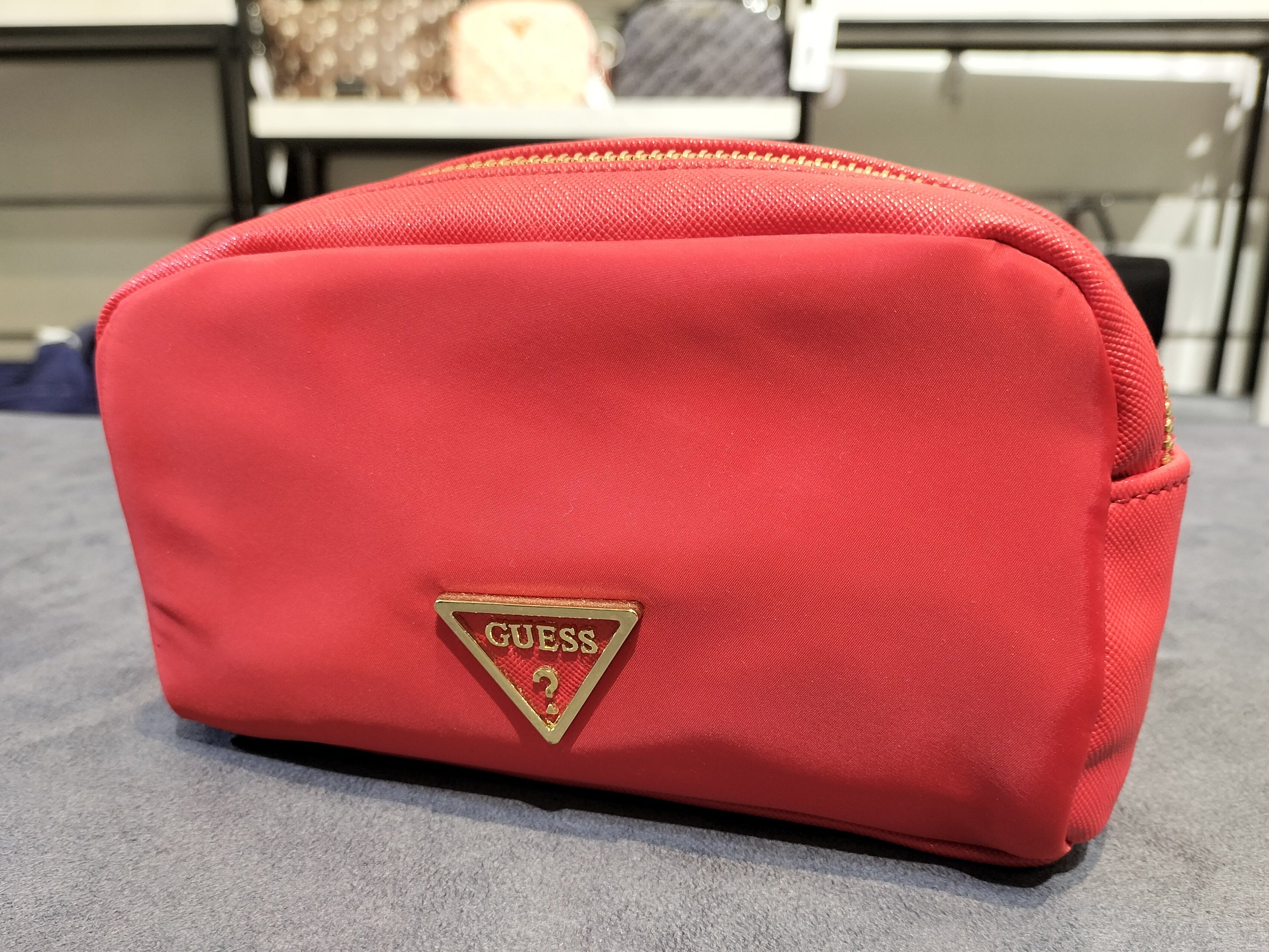 Guess Red Beauty Double Zip Case "Did I Say 90?" - PWDIDIP8308 - RED