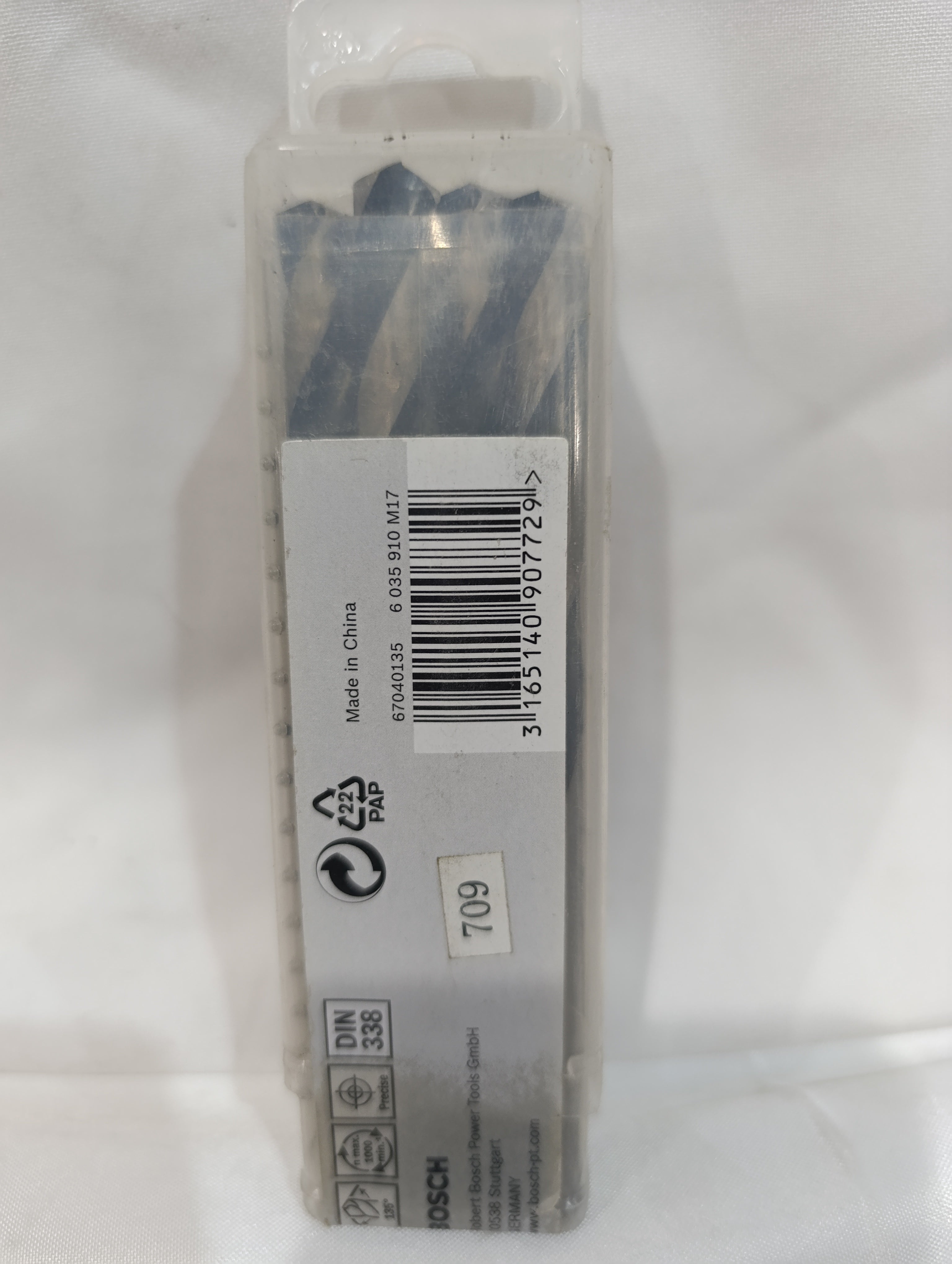 BOSCH HSS-point TeQ Metal drill bits 9.5mm 10 X