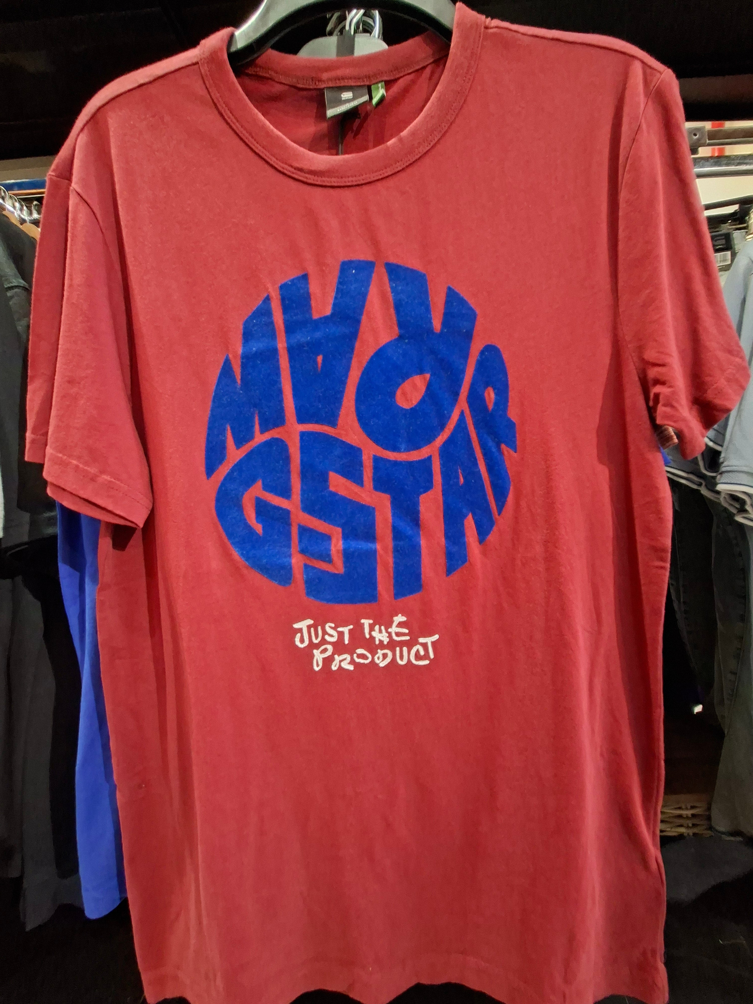 G-Star Raw Men's graphic T-Shirt 6 R S/S - bright russet D11871A8709819