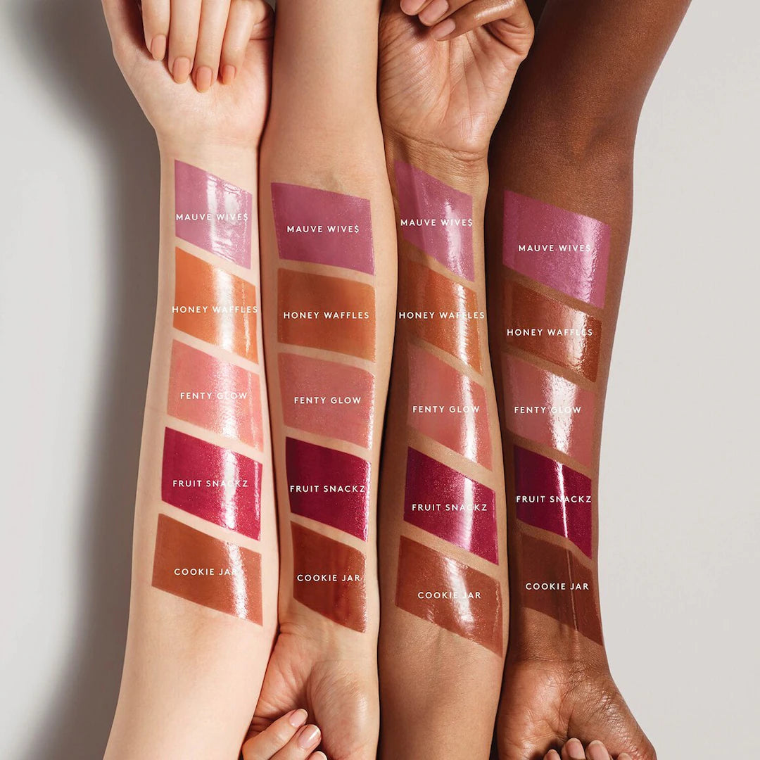Fenty Beauty by Rihanna Gloss Bomb Heat Universal Lip Luminizer + Plumper - # 03 Fenty Glow Heat (Sheer Rose Nude) 9ml