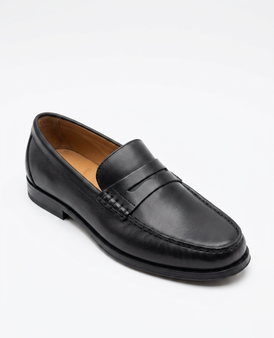 Massimo Dutti Men Loafers Black