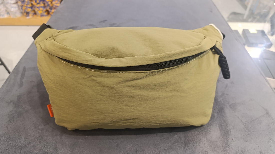Canvas Crossbody Waist Bag – Olive