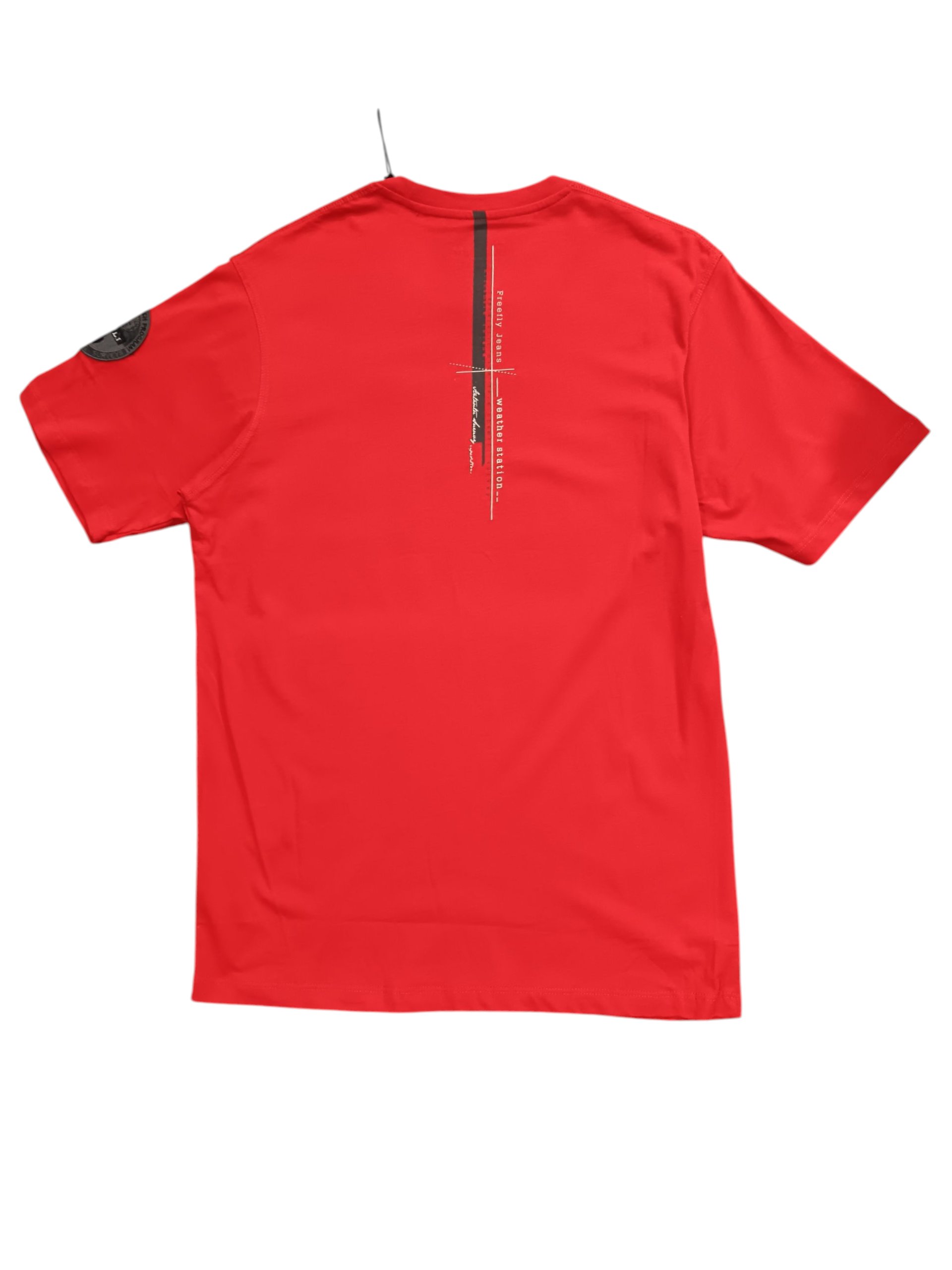 FREE FLY SPORTSWEAR  RED MEN T-SHIRT