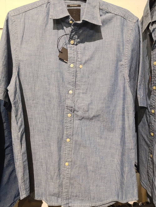 G-Star Raw LT WT Kann Chambray Shirt Men - Bristum Straight