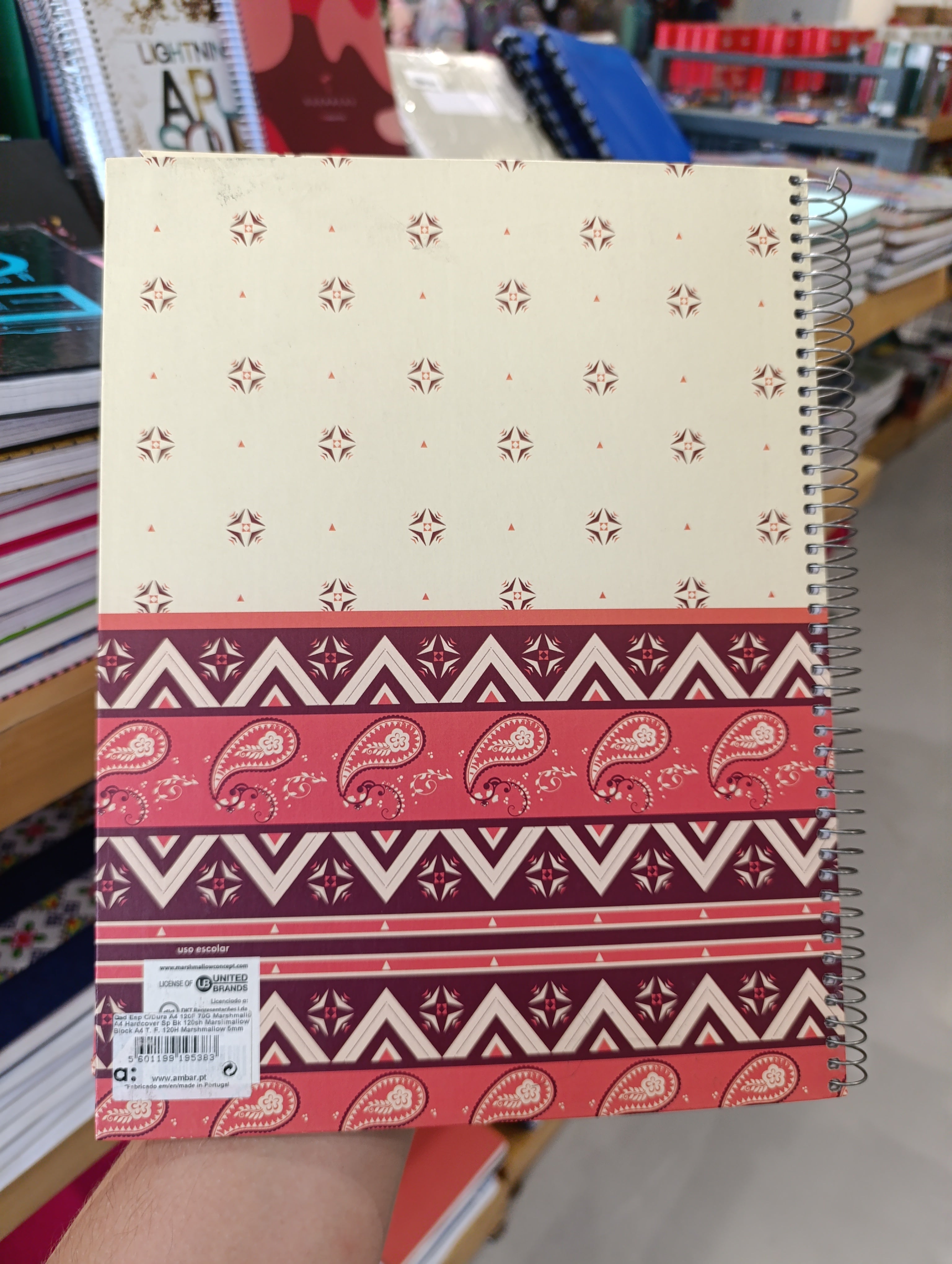 Marshmallow silk notebook