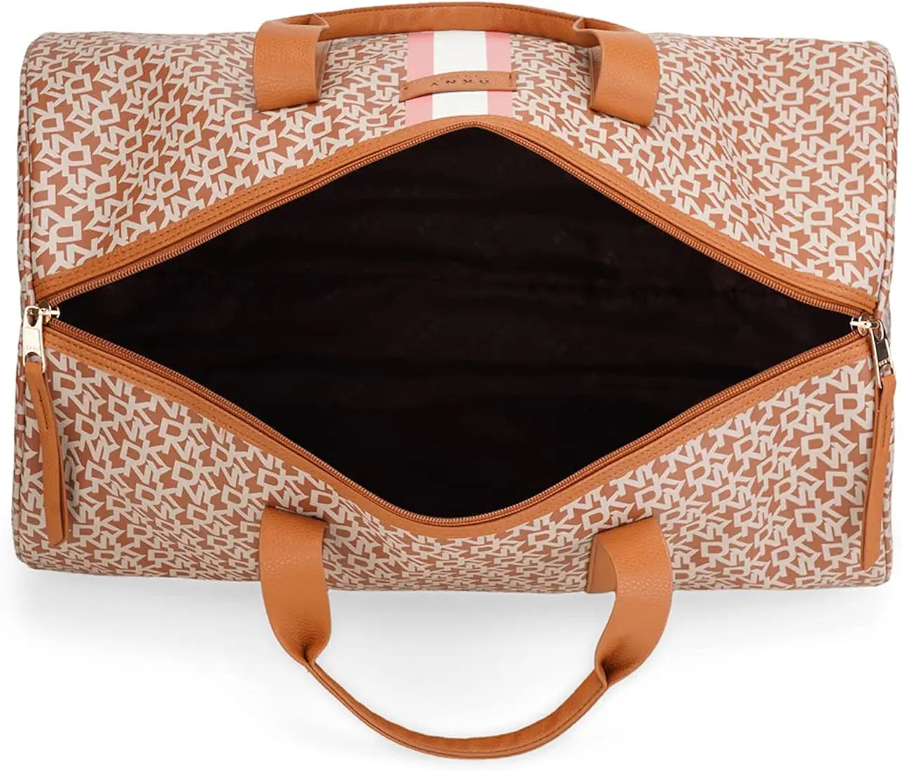 DKNY Signature Stripe duffle maple DO120ST2