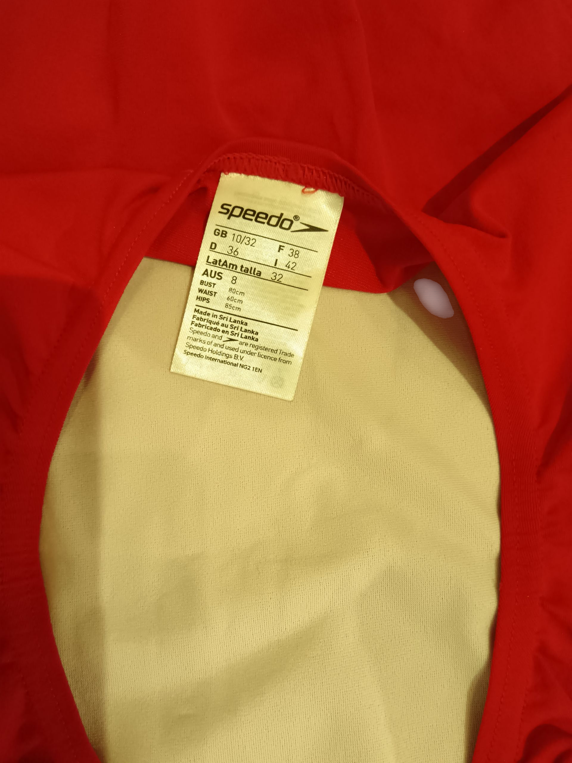 Speedo Women's Swim Shirt Red