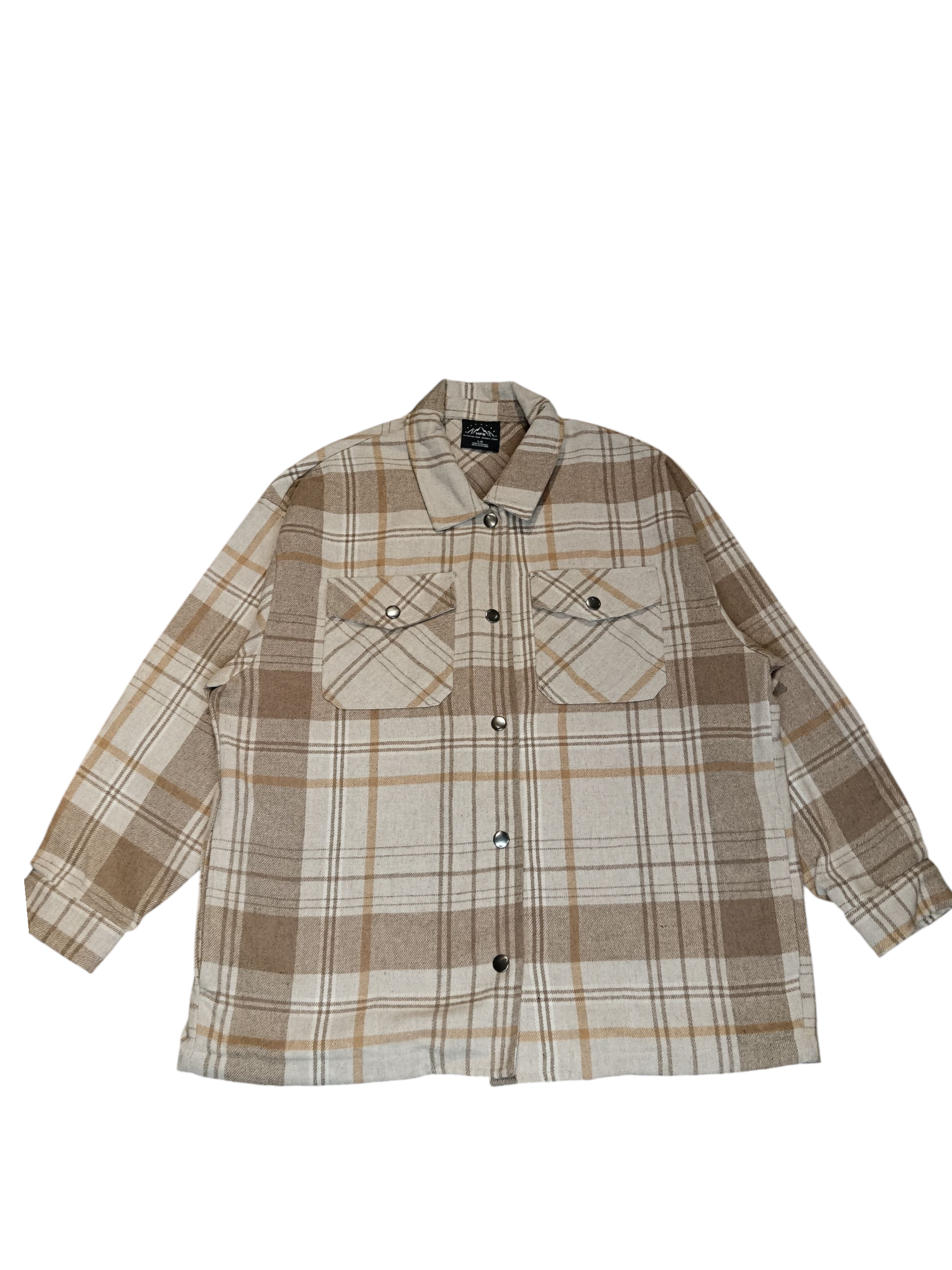 HFX Establish Journey Today Men’s Beige Wool Jacket – Long-Sleeve Warm Outerwear