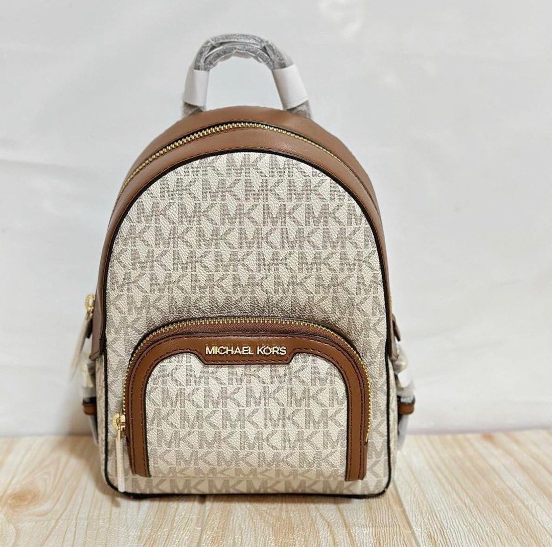 Michael Kors Mini Backpack – Brown/Beige